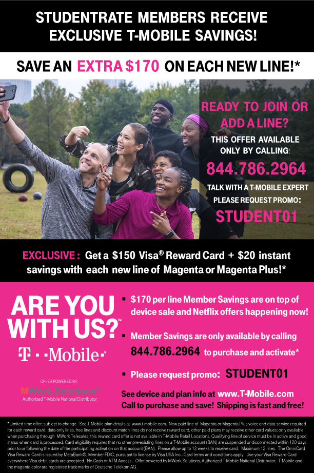 T-Mobile Student Discounts - StudentRate