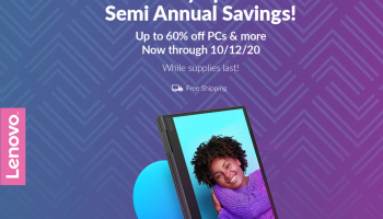 Lenovo Semi-Annual Savings! Up to 60% off PCs & more